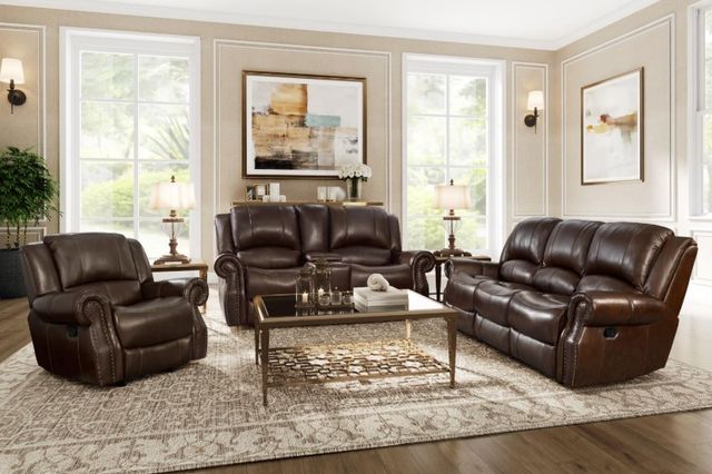 Corinthian Furniture Ranger Chocolate Manual Recliner-1
