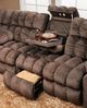 Franklin™ Brayden Alibaba Umber 89'' Manual Reclining Sofa-3