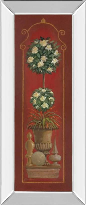 Classy Art Potted Plant II Mirror Framed Wall Art-0