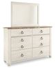 Signature Design by Ashley® Willowton 4-Piece Whitewash Full Youth Panel Storage Bed Set-2