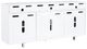 Signature Design by Ashley® Gardoni Black/White 72" TV Stand with Electric Fireplace-4