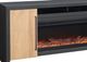 aspenhome® Edison Black 77" Fireplace Console-1