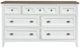 Magnussen Home® Heron Cove Chalk White/Dovetail Gray Dresser and Mirror-2