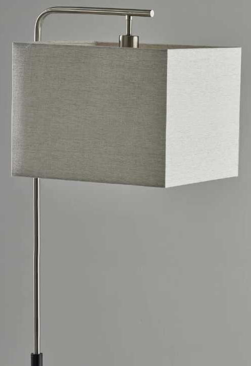 Adesso® Flora Black Floor Lamp-2