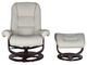 BarcaLounger® Jacque Roman-Ivory Manual Recliner and Ottoman Set-3