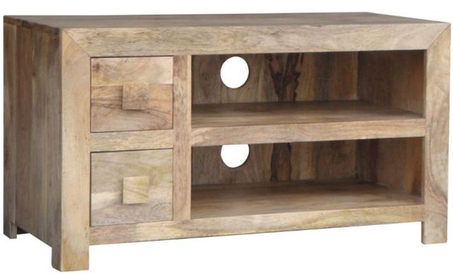 Jaipur Furniture Dakota Light Brown 2-Drawer Plazma TV Unit-0