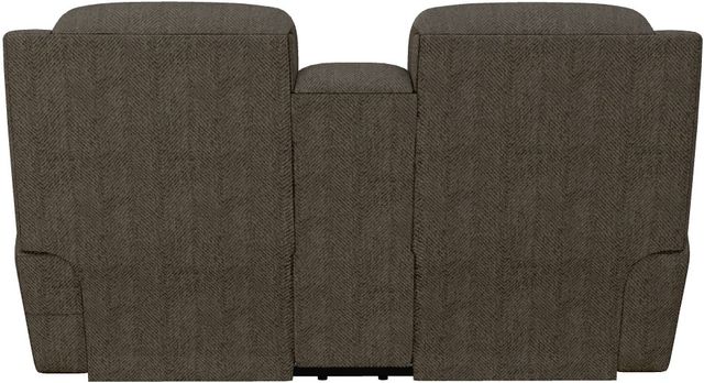La-Z-Boy® Dorian Cocoa Power Reclining Loveseat with Console and Headrest-3