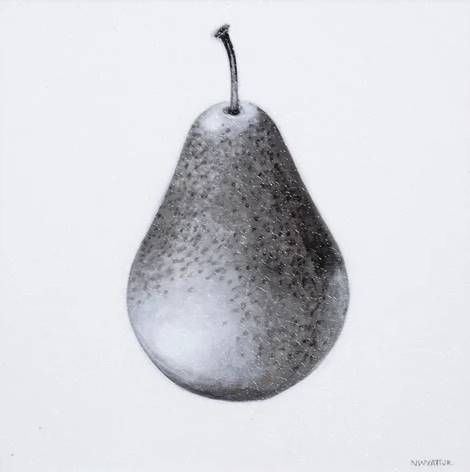 StyleCraft Norman Wyatt Home Gray Pear Wall Art-1