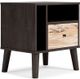 Signature Design by Ashley® Piperton 4-Piece Two-tone Brown/Black Twin Panel Headboard Set-4
