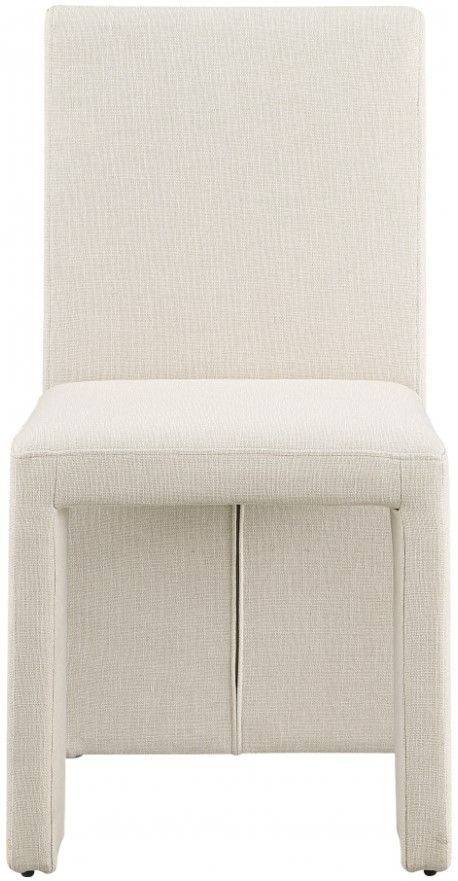 Meridian Furniture Benson Beige Linen Upholstered Dining Side Chair-2
