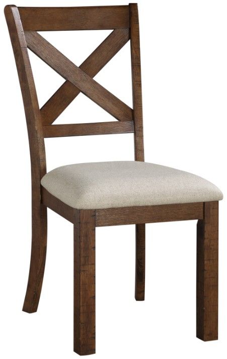 Homelegance® Bonner Brown Dining Side Chair-0