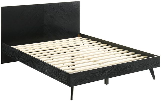 Armen Living Petra 3-Piece Black Queen Platform Bedroom Set-2