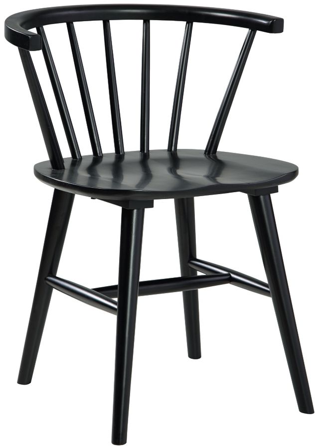 Signature Design by Ashley® Otaska 5 Piece Black Dining Set-2