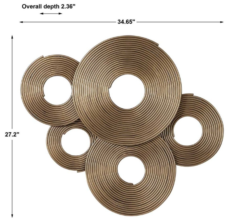 Uttermost Ahmet Rings Wall Decor - Thumbnail 2