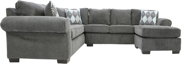 American Wholesale Furniture Charisma 3-Piece Smoke Right-Arm Facing Sectional and Chaise-1