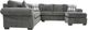 American Wholesale Furniture Charisma 3-Piece Smoke Right-Arm Facing Sectional and Chaise-1