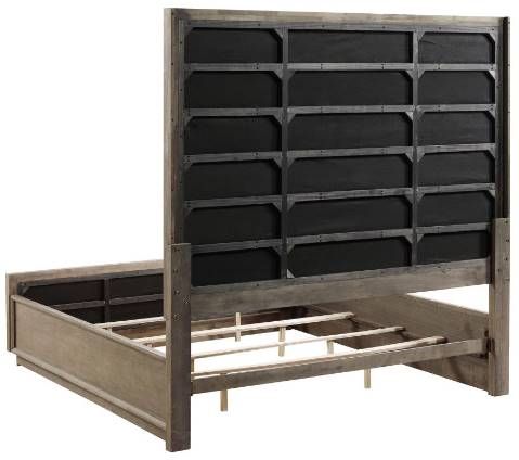 Coaster® Durango Cream/Washed Oak Queen Panel Bed -2