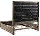 Coaster® Durango Cream/Washed Oak Queen Panel Bed -2