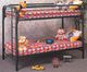 American Wholesale Furniture Black Twin/Twin Bunk Bed-0