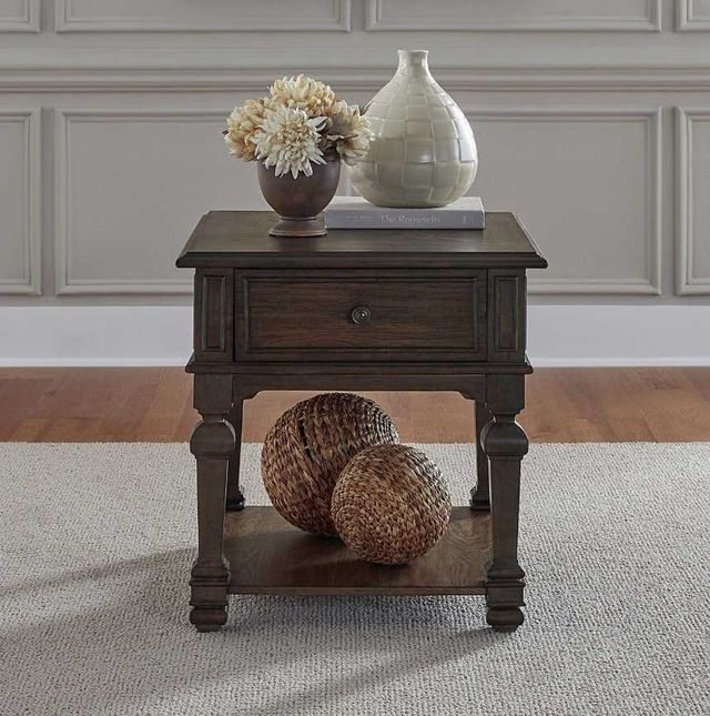 Liberty Furniture Provence Park Chateau Brown End Table-1