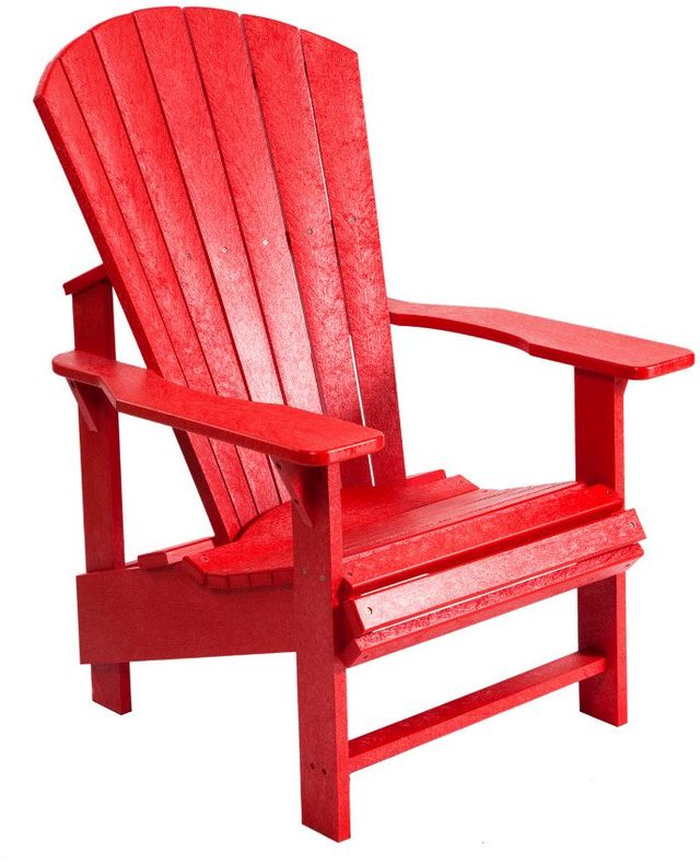 C.R. Plastic Generation Line Red Upright Adirondack-0