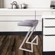 Armen Living Atlantis Brushed Stainless Steel Bar Stool-1