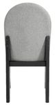 Elements International Edison Black/Light Gray Dining Side Chair-1