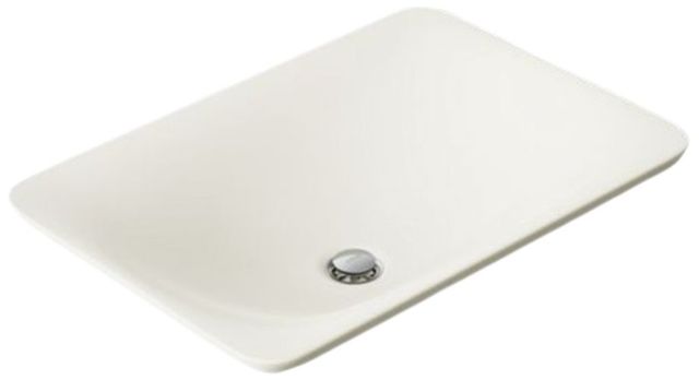 Kohler Carillon® Biscuit 21.25" Rectangular Drop-In Bathroom Sink, No Overflow-0