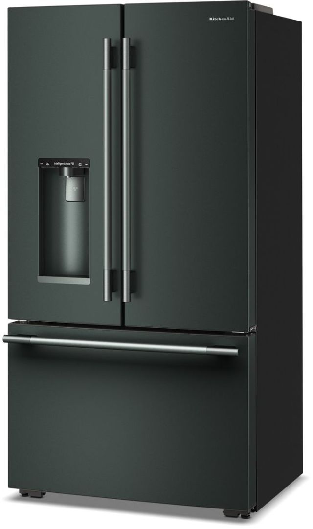 KitchenAid® 36" 23.1 Cu. Ft. Juniper Counter Depth French Door Refrigerator with Intelligent Auto Fill-4