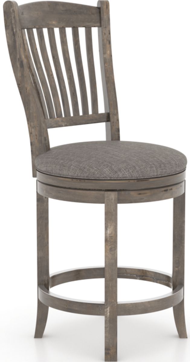 Canadel Champlain Upholstered Bar Swivel Stool-0