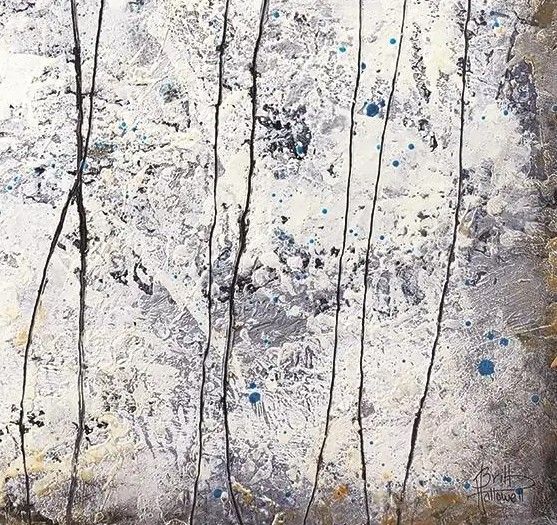Classy Art Bubble Trees Magic by Britt Hallowell Wall Art-1