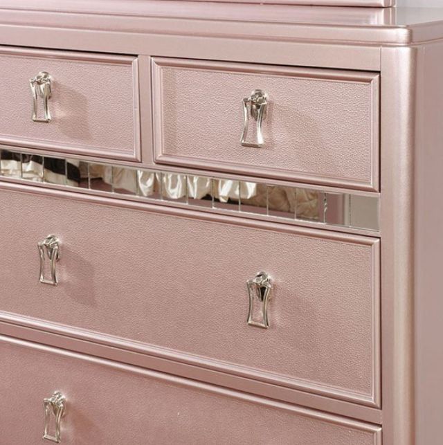 Furniture of America® Avior Rose Gold Dresser-2