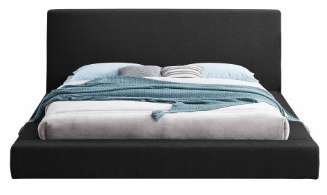 Meridian Furniture Terra Black Upholstered Queen Panel Bed-2