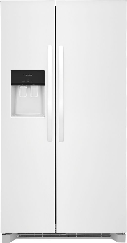 Frigidaire® 36 in. 25.6 Cu. Ft. White Side-by-Side Refrigerator ...