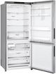 LG 14.7 Cu. Ft. Platinum Silver Counter Depth Bottom Freezer Refrigerator-1