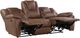 Steve Silver Co. Katrine Chestnut Brown Manual Reclining Sofa-1
