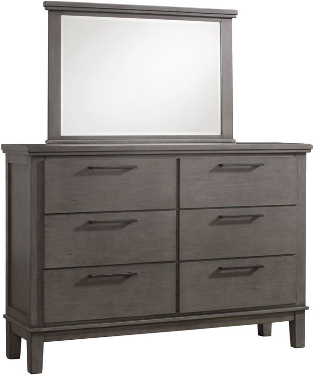 Benchcraft® Hallanden 4-Piece Gray Queen Panel Storage Bed Set-2