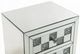 ACME Furniture Noralie Mirrored Accent Table with Faux Diamonds Accents-3