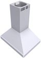 Vent-A-Hood® 36" White ARS Duct-Free Euro-Style Island Range Hood-1