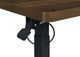 Coaster® Westpark Dark Pine Pneumatic Adjustable Side Table with Black Metal Base -5