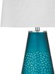 Bassett Mirror Marly Blue Glass Table Lamp-1