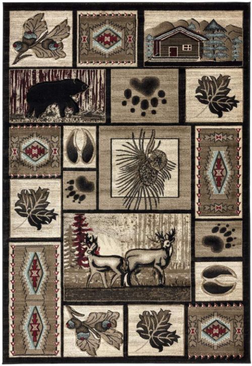 MDA Rugs Wild Life 2'x3' Style 1 Area Rug-0