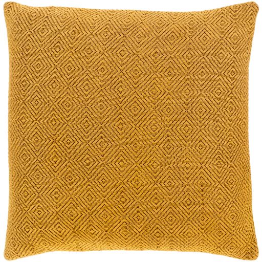 Surya Camilla Mustard 18"x18" Toss Pillow with Polyester Insert-0