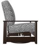 Telescope Casual Leeward Agra Classic/Kona Fabric/Polymer Outdoor Cushion Swivel Hidden Rocker with Chestnut Rustic Arms-2