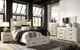 Signature Design by Ashley® Cambeck 3-Piece Whitewash White King Panel Storage Bed Set-4