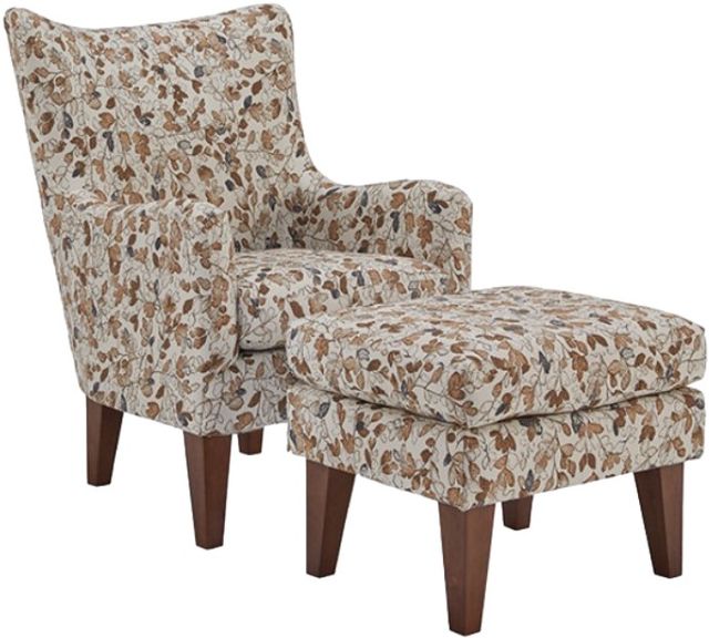 Best® Home Furnishings Customizable F70 Ottoman with Dark Walnut Legs-1