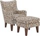 Best® Home Furnishings Customizable F70 Ottoman with Dark Walnut Legs-1