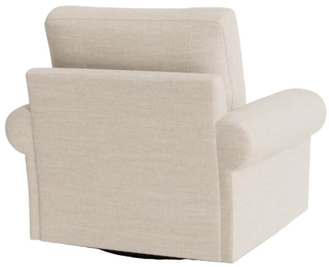 Bassett® Furniture Customizable Benchmade Premier Large Roll Arm Swivel Chair-3