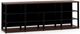 Salamander Designs® Synergy Open Center Quad 30 AV Cabinet-Dark Walnut/Black-0