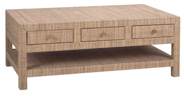Bramble Customizable Kagu 6-Drawer Coffee Table-0